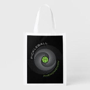 Pickleball Phenomenon Galaxy Grocery Bag