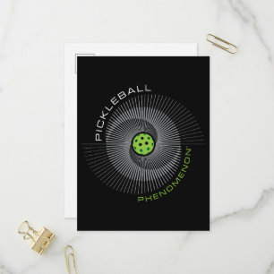 Pickleball Phenomenon Galaxy  Invitation Postcard