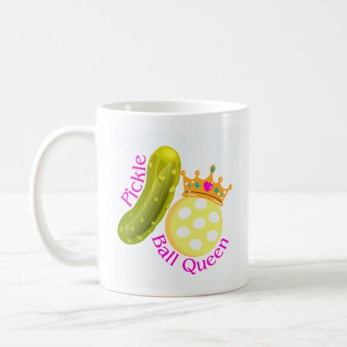 Pickleball Pickle Ball Queen Mug