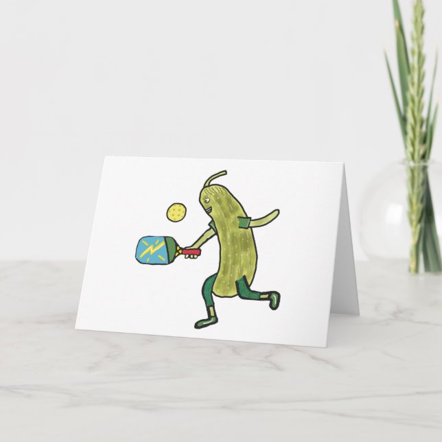 Pickleball Pickle Card (Front)