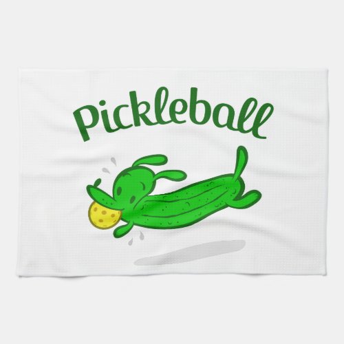 Pickleball Pickle Dog Sports Towel