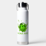 Pickleball "Pickle Juice" Insulated Tumbler Water Bottle<br><div class="desc">Looking for the perfect gift for your pickleball-playing friends or family members...  or even yourself? Look no further! This fun insulated tumbler makes a fantastic present for the pickleballer in your life.</div>