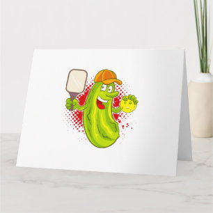 Pickleball Pickle Player  Card