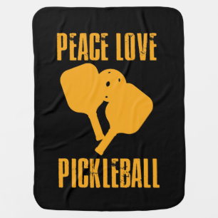 Pickleball Pickleball Player Gift Baby Blanket