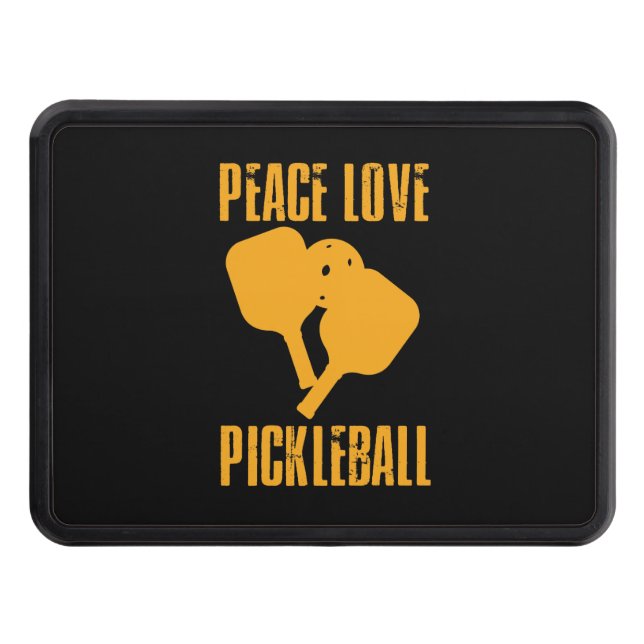 Pickleball Pickleball Player Gift Hitch Cover (Front)
