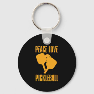 Pickleball Pickleball Player Gift Keychain