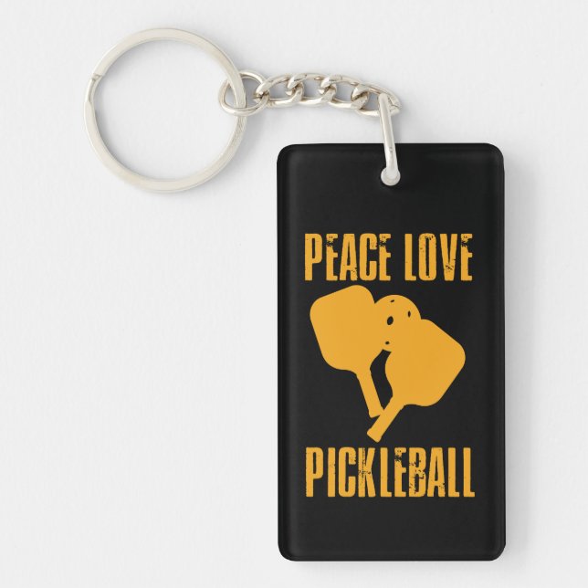 Pickleball Pickleball Player Gift Keychain (Front)