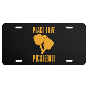 Pickleball Pickleball Player Gift License Plate