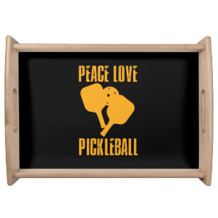 Pickleball Pickleball Player Gift Serving Tray