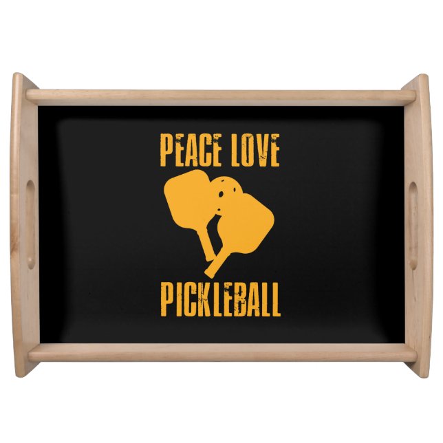 Pickleball Pickleball Player Gift Serving Tray (Front)