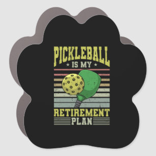 Pickleball - Pickleball Retirement Car Magnet