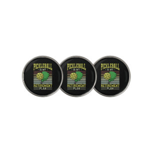 Pickleball - Pickleball Retirement Golf Ball Marker