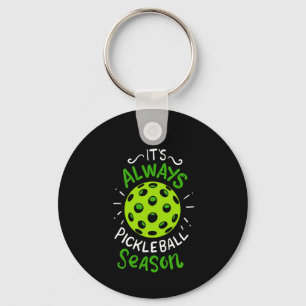 Pickleball - Pickleball Season Keychain
