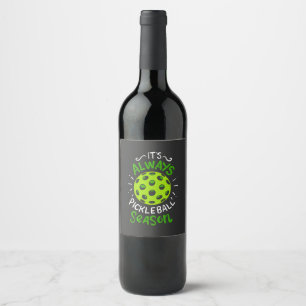 Pickleball - Pickleball Season Wine Label