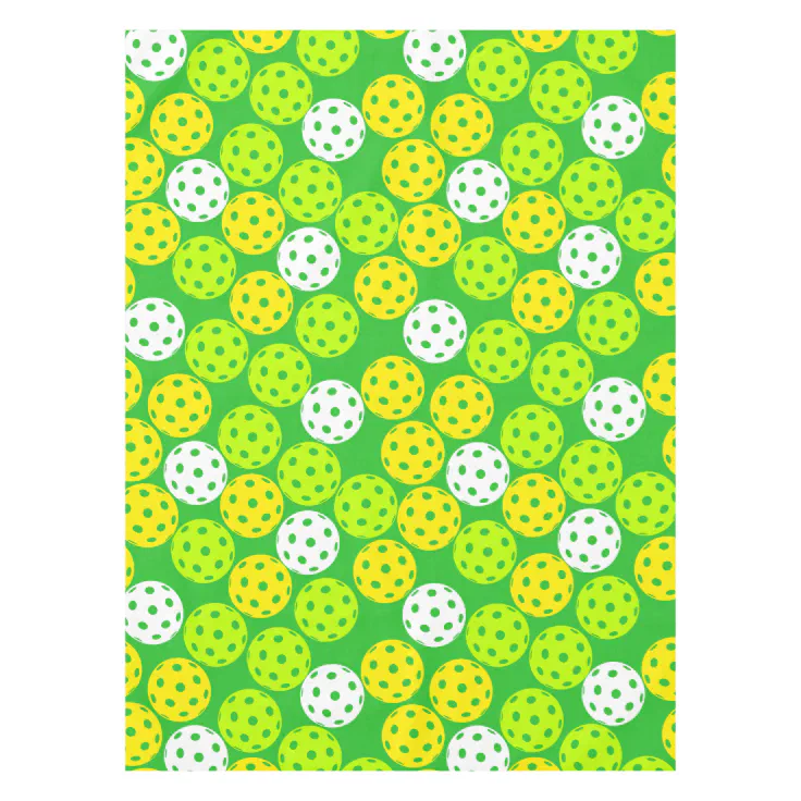 Pickleball Pickleballs Party Tablecloth Zazzle