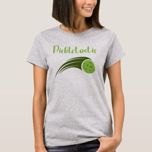 Pickleball Pickletastic elegant pun T_Shirt