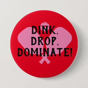 Pickleball pin badge pickballer game player