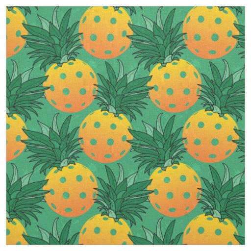 😍 Pickleball pineapple pattern Fabric
