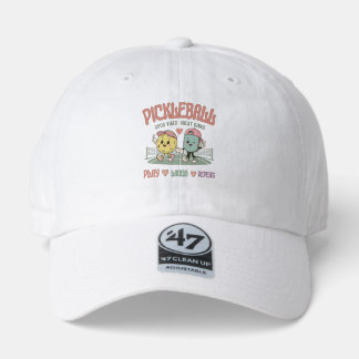 Pickleball Play Laugh Repeat | Cute Kawaii Pickleb 47 Brand Hat