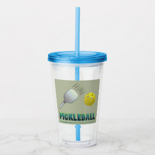 Pickleball Player - Cool Paddle Art Acrylic Tumbler