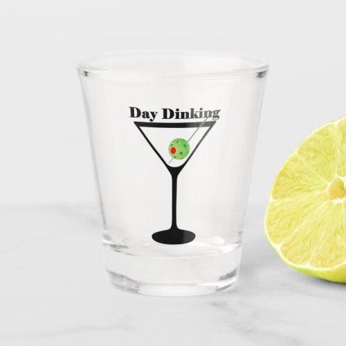 Pickleball Player Day Dinking Shot Glass