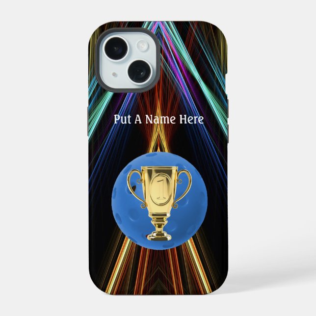 Pickleball Player/Fan personalize Iphone Case (Back)