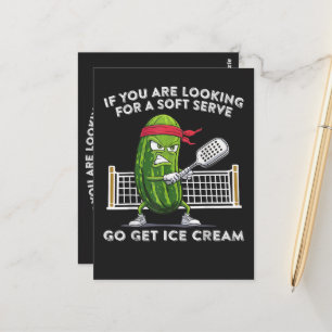 Pickleball Player Funny Postcard