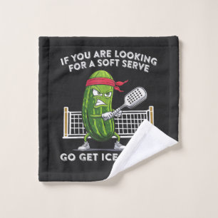 Pickleball Player Funny Wash Cloth