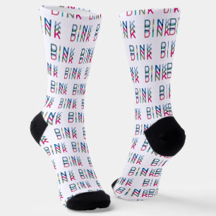 Pickleball Player Gift Dink Multicolored Socks