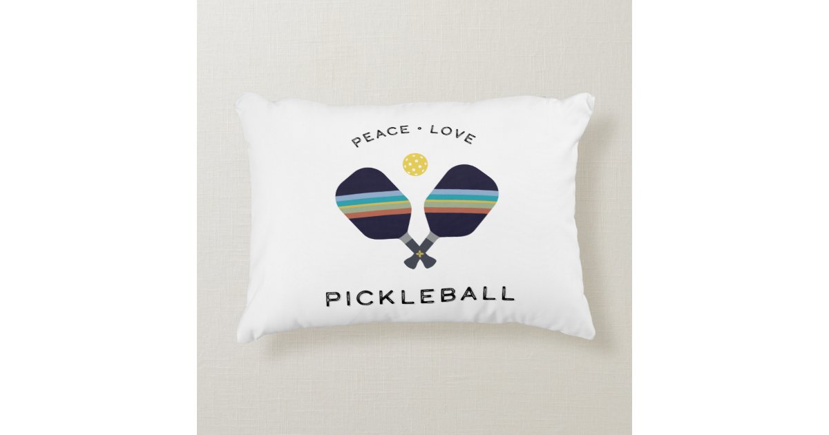 Pickleball Decor Peace Love Pickleball Sports Funny Pickleball