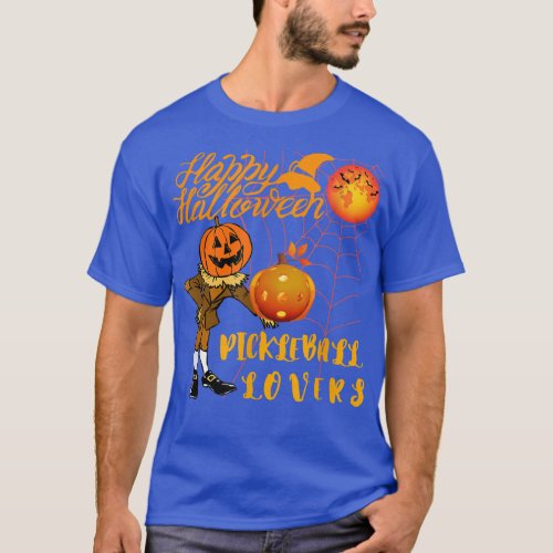 Pickleball Player Halloween Mom Sport Lover Scary  T_Shirt
