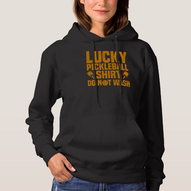 Pickleball Player  Lucky Pickleball Hoodie (Front)
