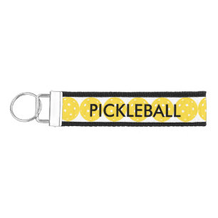 PIckleball Player Name, Phone Number, Custom Text  Wrist Keychain