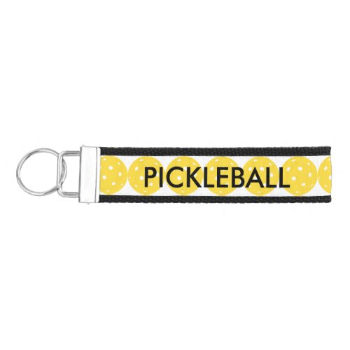 PIckleball Player Name Phone Number Custom Text  Wrist Keychain