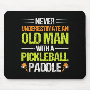 Pickleball Player Quote Funny Pickleball Lover Gra Mouse Pad