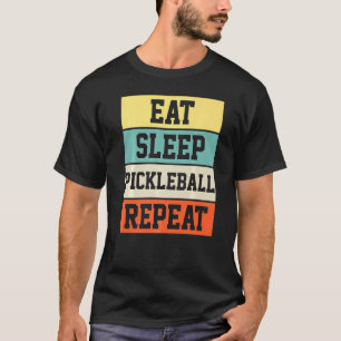 Pickleball Player Retro Funny T-Shirt