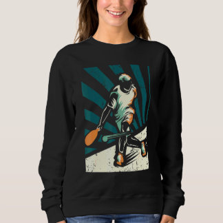 Pickleball Player Retro Vintage Sweatshirt