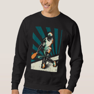 Pickleball Player Retro Vintage Sweatshirt