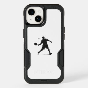 Pickleball Player Silhouette Sport Design OtterBox iPhone 14 Case