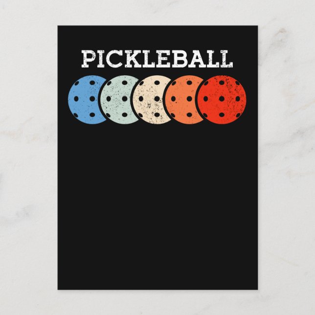Pickleball Player Sports Lover Postcard (Front)