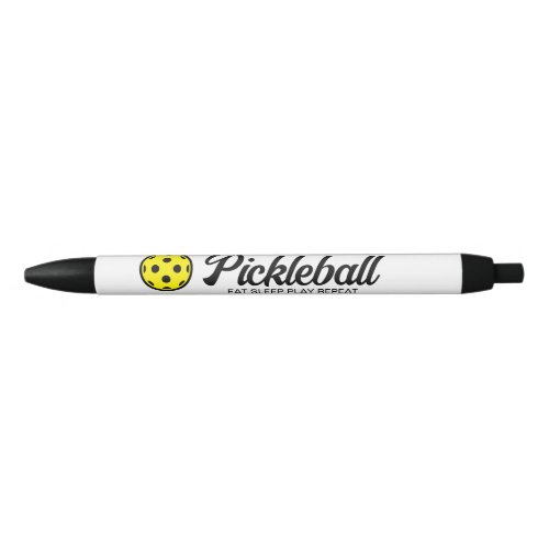 Pickleball player writing pens with funny quote
