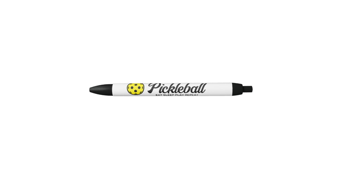 Pickleball player wooden pencils with funny quote