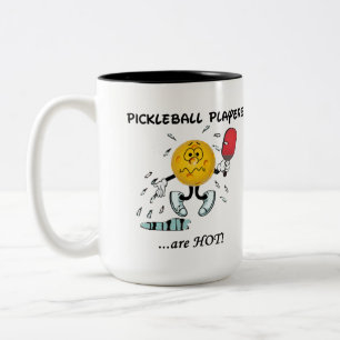 Pickleball Players Are Hot Two-Tone Coffee Mug