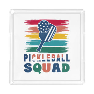 Pickleball Players Gift Idea Acrylic Tray