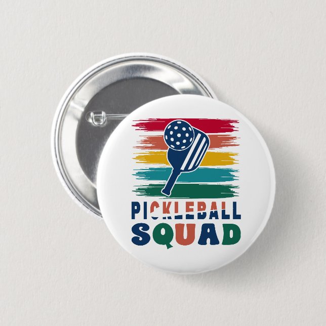 Pickleball Players Gift Idea Button (Front & Back)