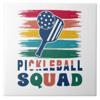 Pickleball Players Gift Idea Ceramic Tile