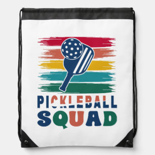 Pickleball Players Gift Idea Drawstring Bag