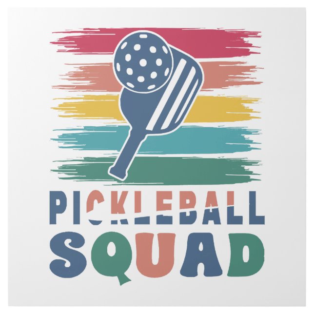 Pickleball Players Gift Idea Gallery Wrap (Front)