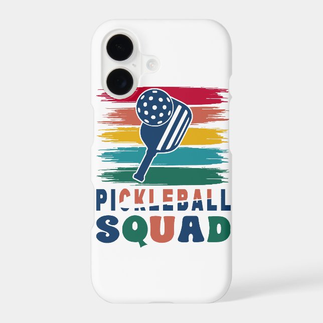 Pickleball Players Gift Idea Iphone Case (Back)