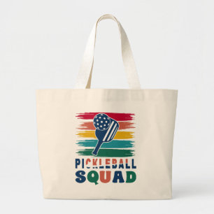 Pickleball Players Gift Idea Large Tote Bag